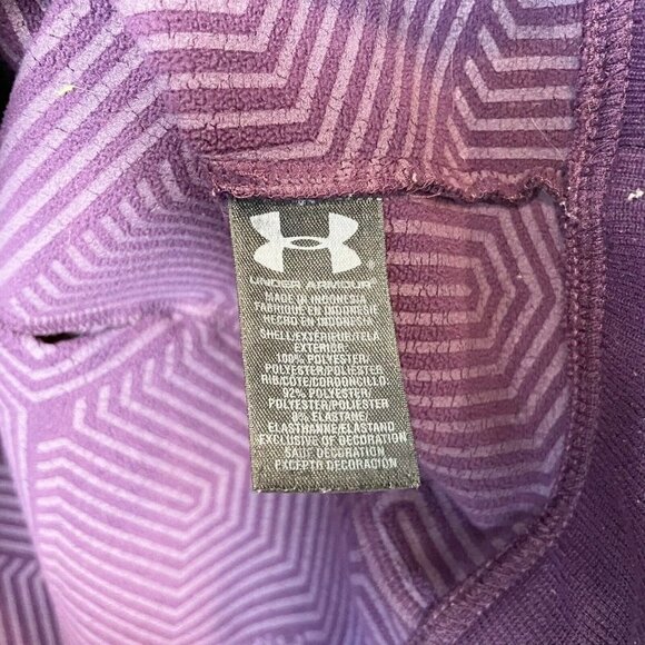 Under Armour Womens UA Storm Softshell Jacket Purple Size XS Hooded Long Sleeve - Picture 4 of 9